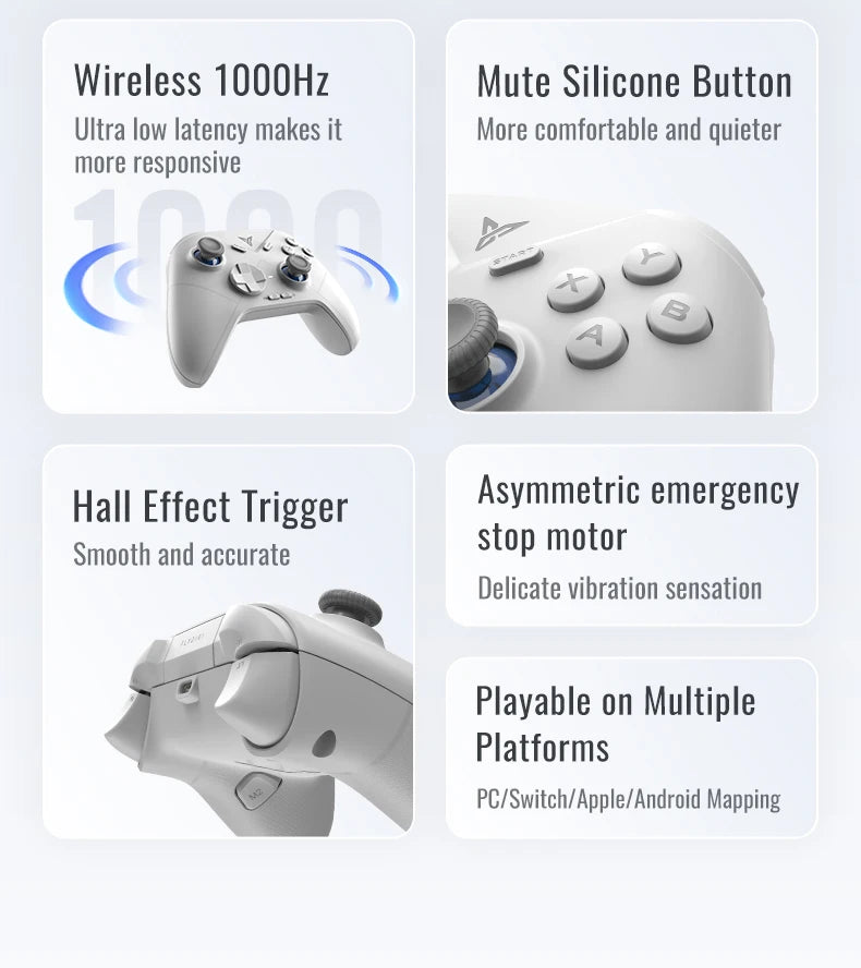 Flydigi Direwolf3\Direwolf2 Wireless Gaming Controller Bluetooth Hall Lineness Function Controller for Windows Nintendo Switch