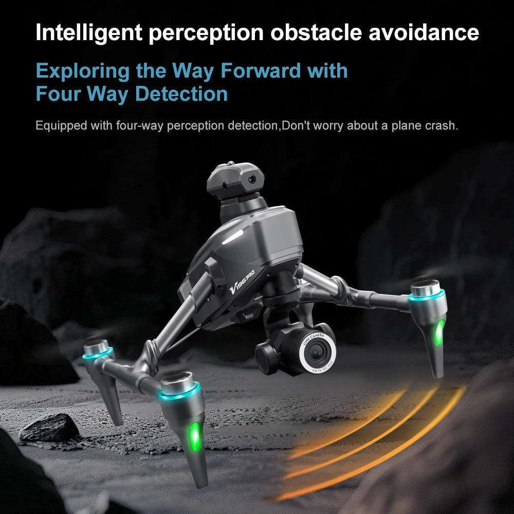 New V196 5G GPS Drone 8K Professional Dual Camera Brushless WIFI FPV Obstacle Avoidance Optical Flow RC Foldable Quadcopter Toys