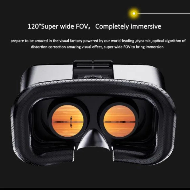 VR Glasses Virtual Reality 3D Headset Smart Phone Helmet Goggles Devices Lenses Smartphone Viar Headphone Mobile Controller Cell
