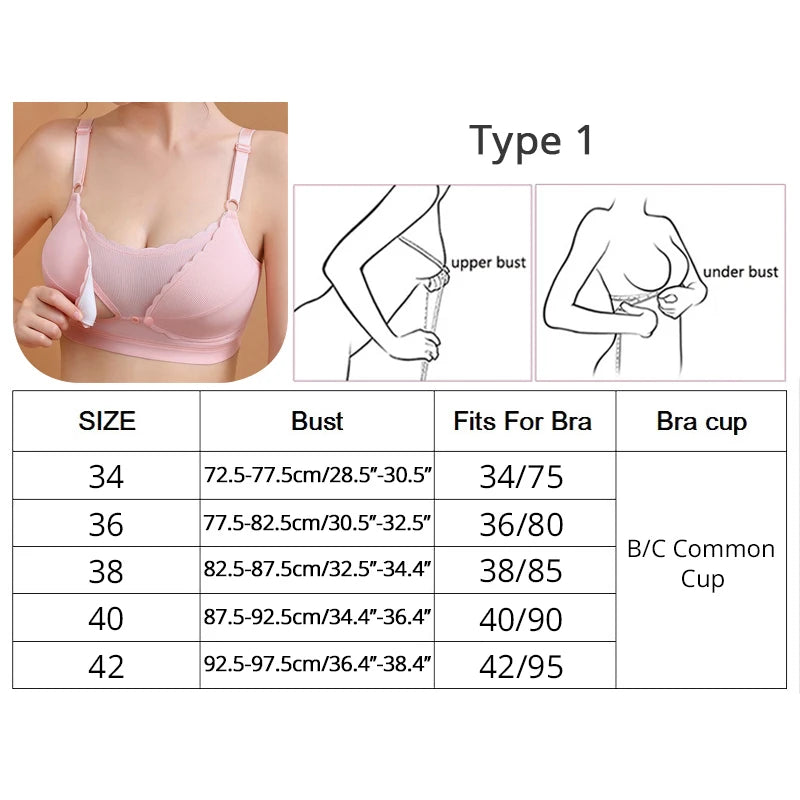 Nursing Bra Without Bones Maternity Bras Pregnancy Clothes Prevent Sagging Breastfeeding Women Breathable Lactancia Feeding Bras
