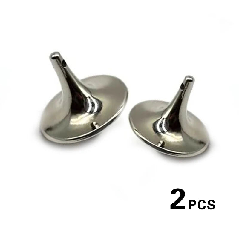 2PCS Hot Movie Totem Metal Gyro Silver Hand Spinning Top Fingertips Small Cyclone Gyroscope Fidget Toys For Children Gifts