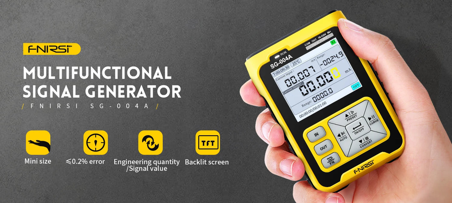 SG-003A Signal Source 0-10V Adjustable Current Voltage Simulator 4-20mA Gerador de sinal Sources Transmitter Calibrator