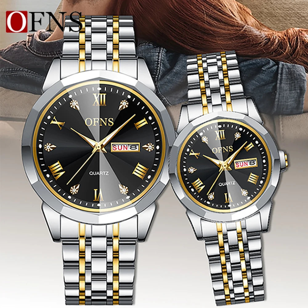 Couple watches branded sale