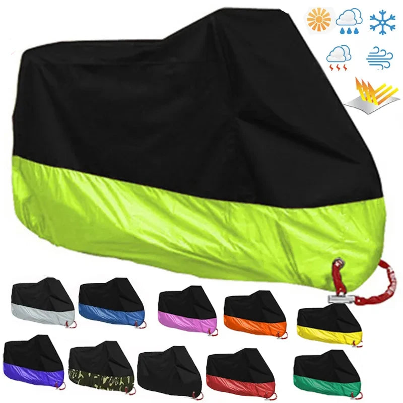 Motorcycle Cover M L XL XXL XXXL XXXXL Universal Outdoor Uv Protector NairoMarket