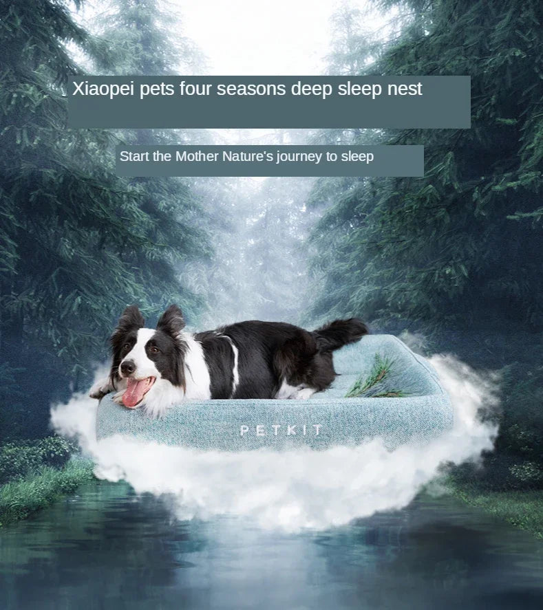 Deep Sleep Mattress Cooling Dog Beds Cat Beds Memory Foam A/B Double-sided Inner Pad All Seasons Breathable Mattress