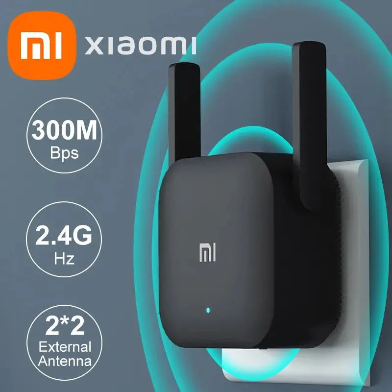 New Original Xiaomi Wifi Amplifier Pro 300M 2.4G Repeater Network Expa