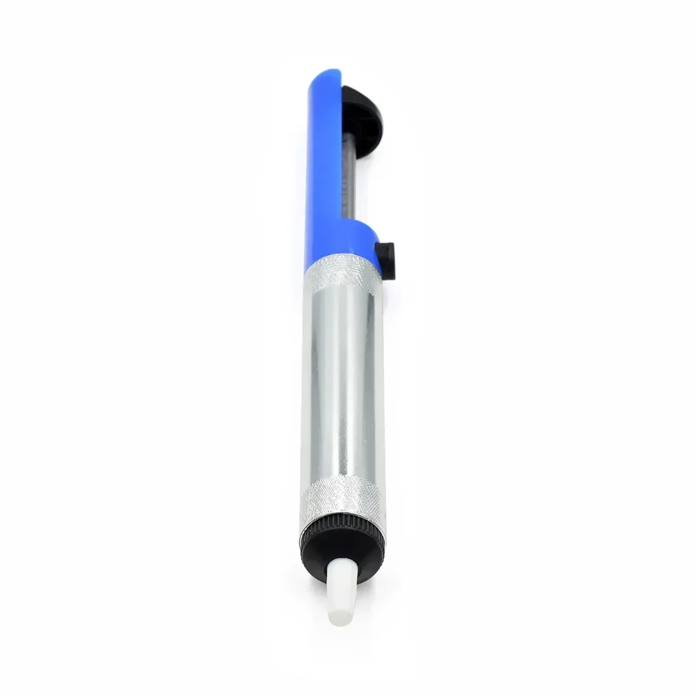 Aluminum Desoldering Pump, Solder Sucker Tool, Vacuum Tin Removal Pen for Soldering Iron, Blue Suction Device