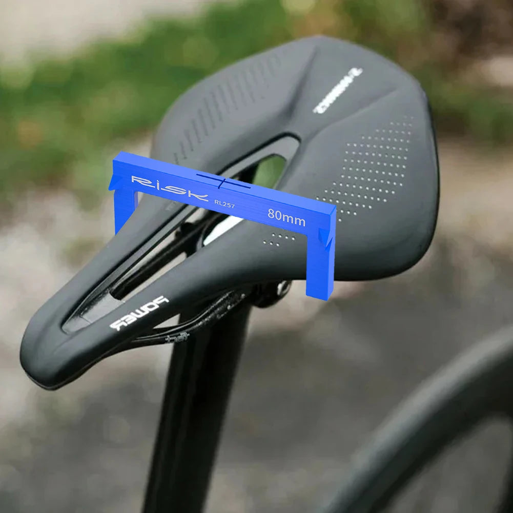 Bike Seat Height Measuring Tool RISK Bicycle Bike Seat Cushion Height Measuring Tool Fitting Measurement Gauge Adjustment Tool