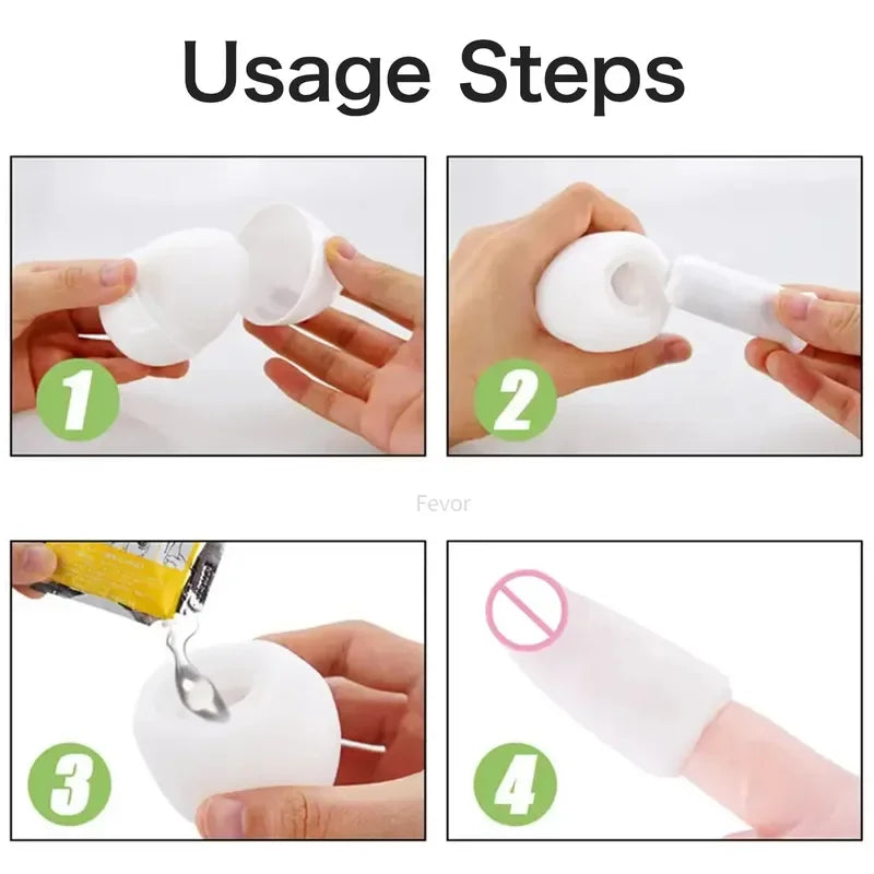 Sex Toys Male Masturbation Cup Vagina Egg Peni Massage Adult Toy For Men Glans Exercise Blowjob Toy Stretchy Silicone For Men