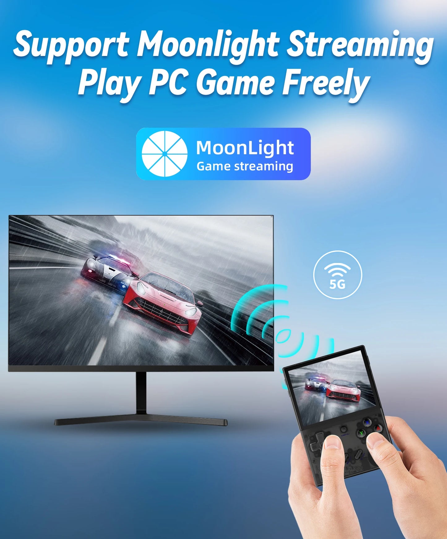 ANBERNIC RG35XX Plus/RG35XX Retro Handheld Game Console 3.5″ IPS Screen Linux Portable Video Game Player Support HD-M-I TV Outpu