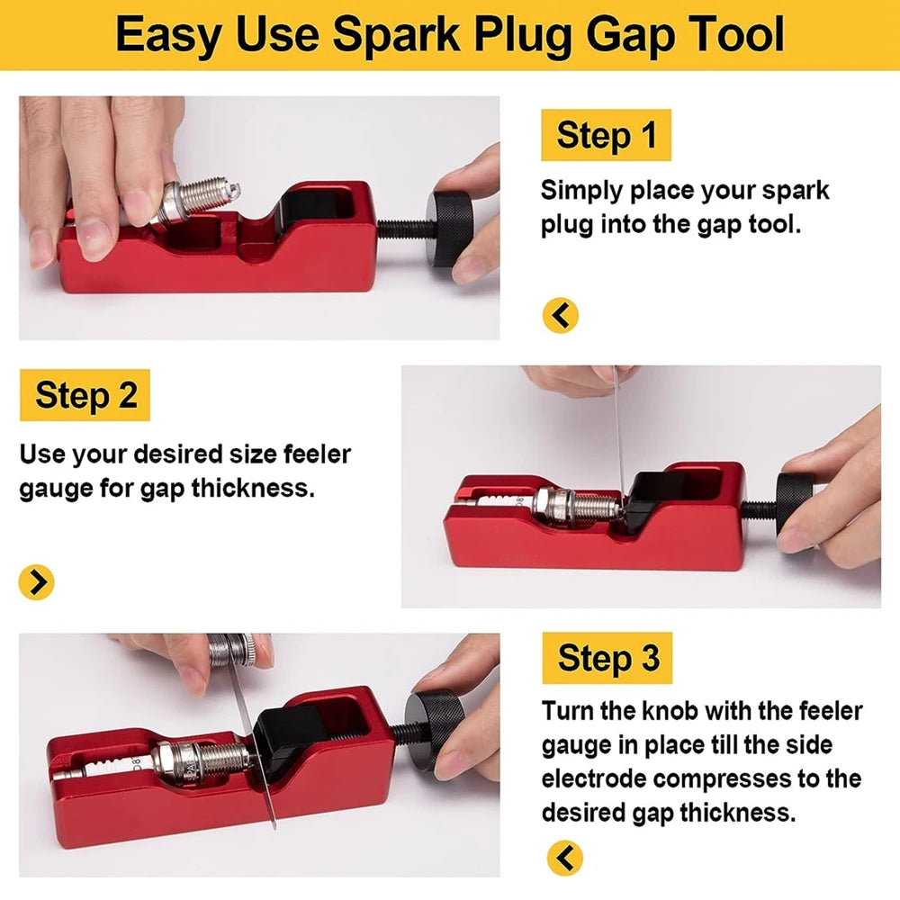 1pc Spark Plug Gap Tool Electrode Compression Universal Adjustable For 10mm 12mm 14mm 16mm High Turbo Power Kit