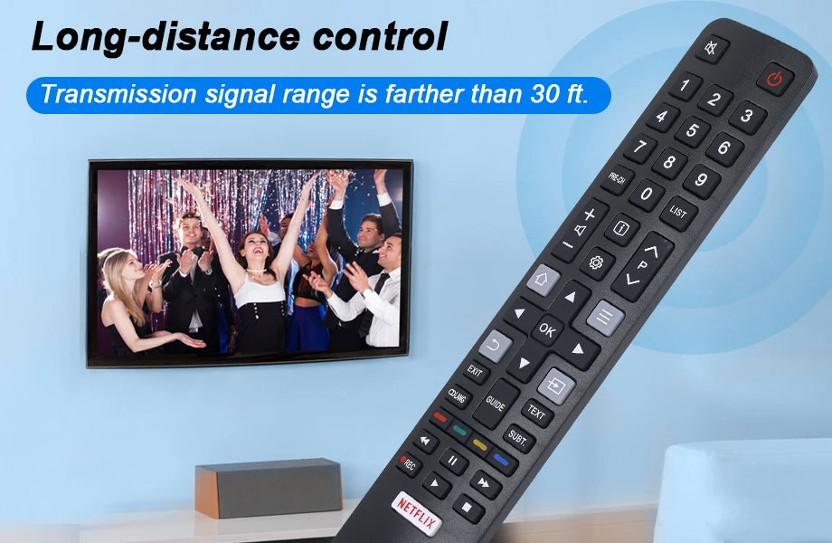 RC802N Universal Remote Control Smart TV Replacer For TCL 4K UHD LCD /LED Smart TCLTV U43P6046/U55C7006/U49P6046/U65P6046