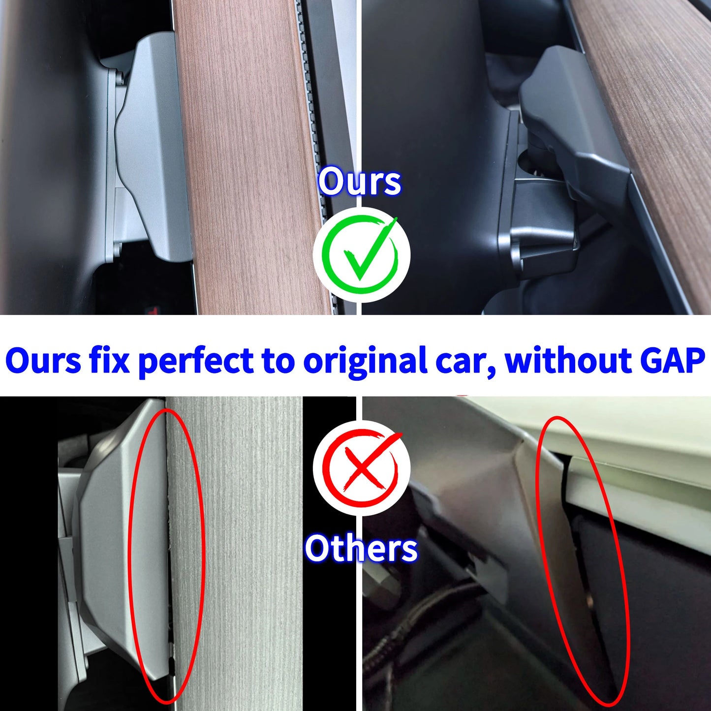 Catronics Model Y swivel Mount for Tesla Model 3 Screen 2way Rotating bracket Kit Display Monitor Accessories 2020 2019 2023