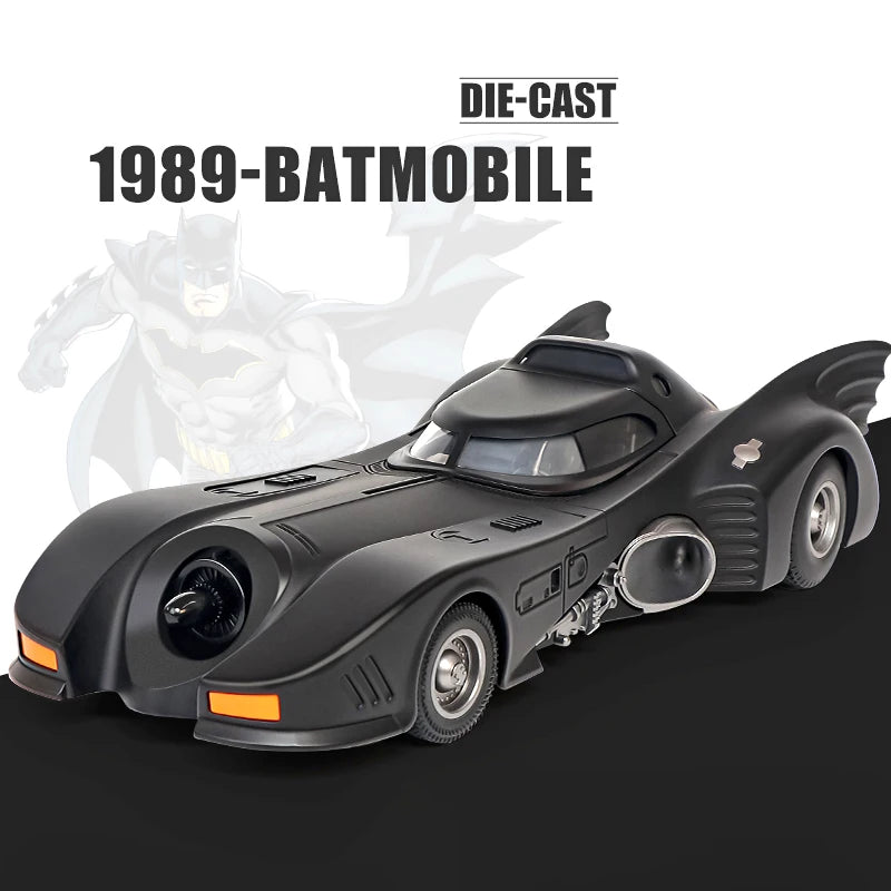 1 18 1989 Batmobile Die cast Car with Batman Figure Toys for Kids and NairoMarket
