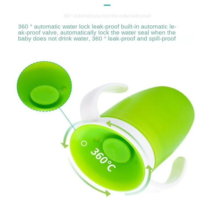 Magic Baby Cups Can Be Turned Baby Learning Drinking Cup Leakproof Child Water Cup Bottle 240ml Copos Learning Cup Baby Cup
