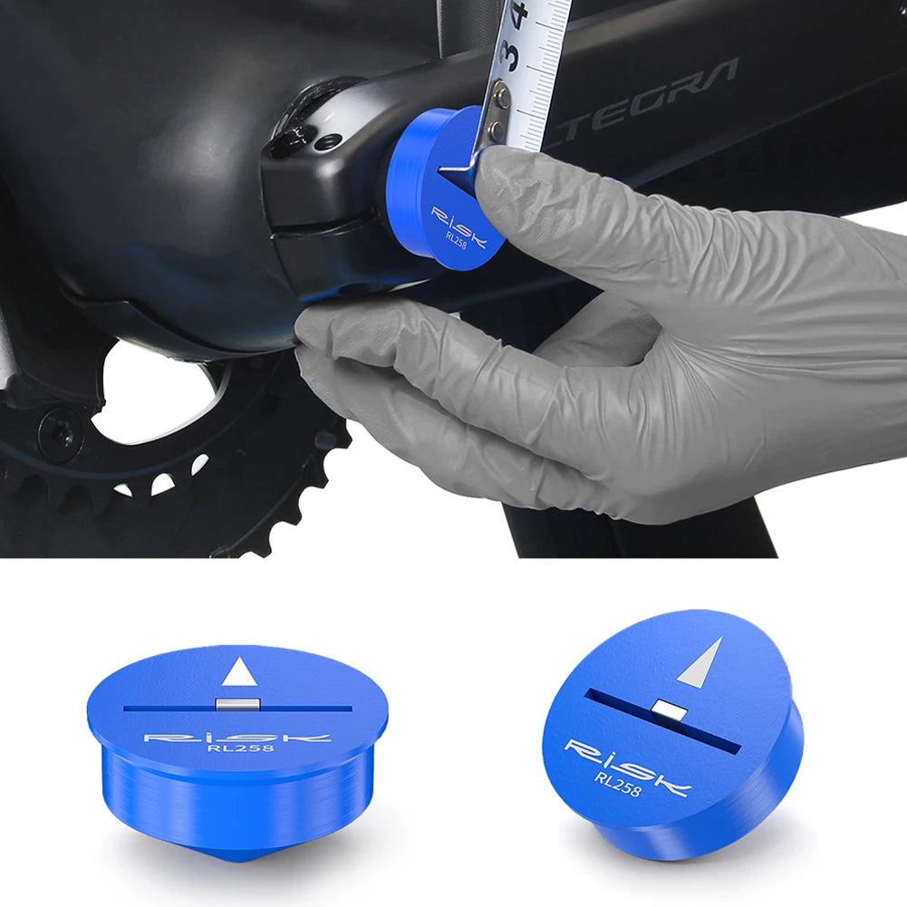 Bike Seat Height Measuring Tool RISK Bicycle Bike Seat Cushion Height Measuring Tool Fitting Measurement Gauge Adjustment Tool