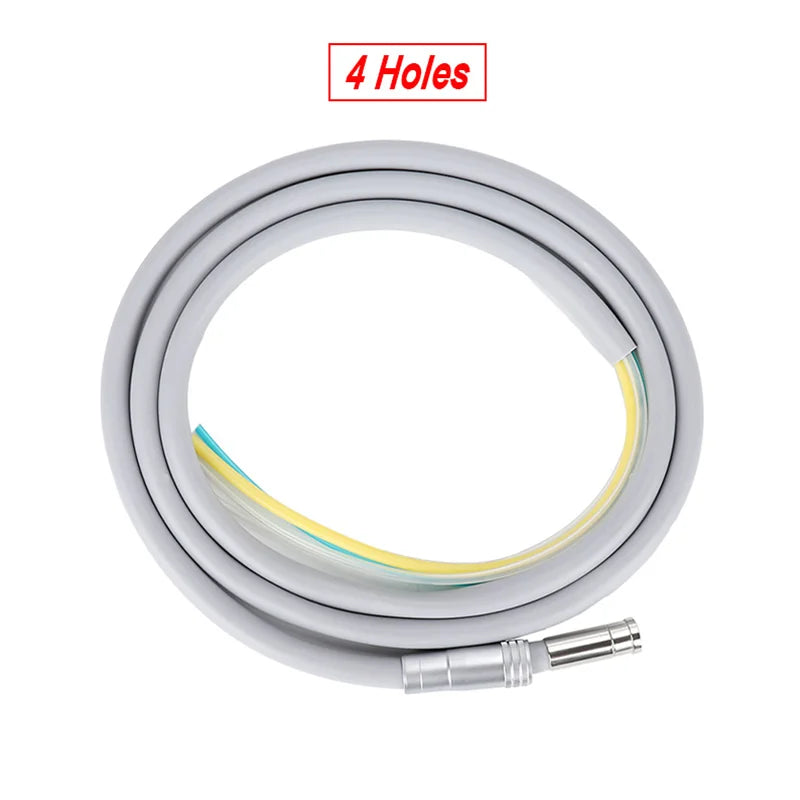 2/4 Hole Dental Silicone Hose With Fitting For High/Low Speed Air Turbine Handpiece Dental Chair Accessories