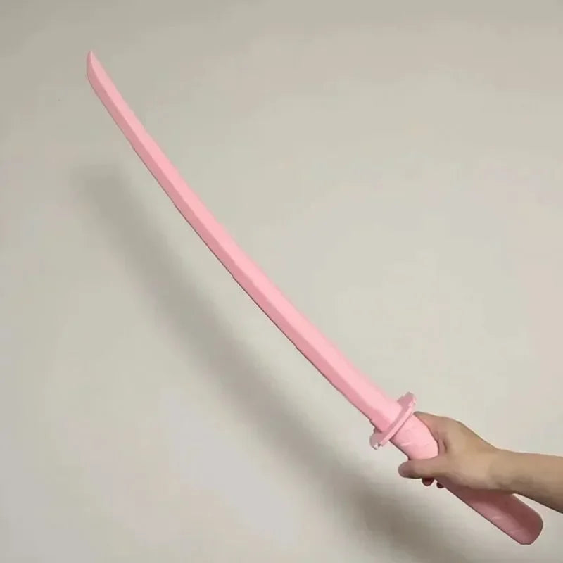 3pcs Katana 3d Printing Spiral Sword Gravity Retractable Sword Swinging Knife Creative Decompression Model Toy