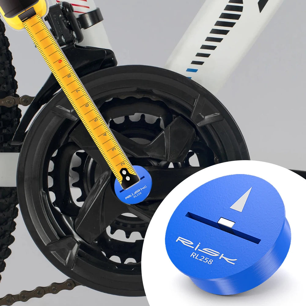 Bike Seat Height Measuring Tool RISK Bicycle Bike Seat Cushion Height Measuring Tool Fitting Measurement Gauge Adjustment Tool