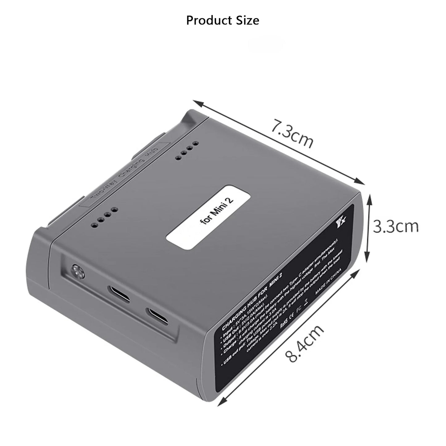 2400mAh Battery For DJI Mini 4K / Mini 2 / Mini 2 SE / Mini SE with USB Charging Hub Intelligent Flight Battery Accessories