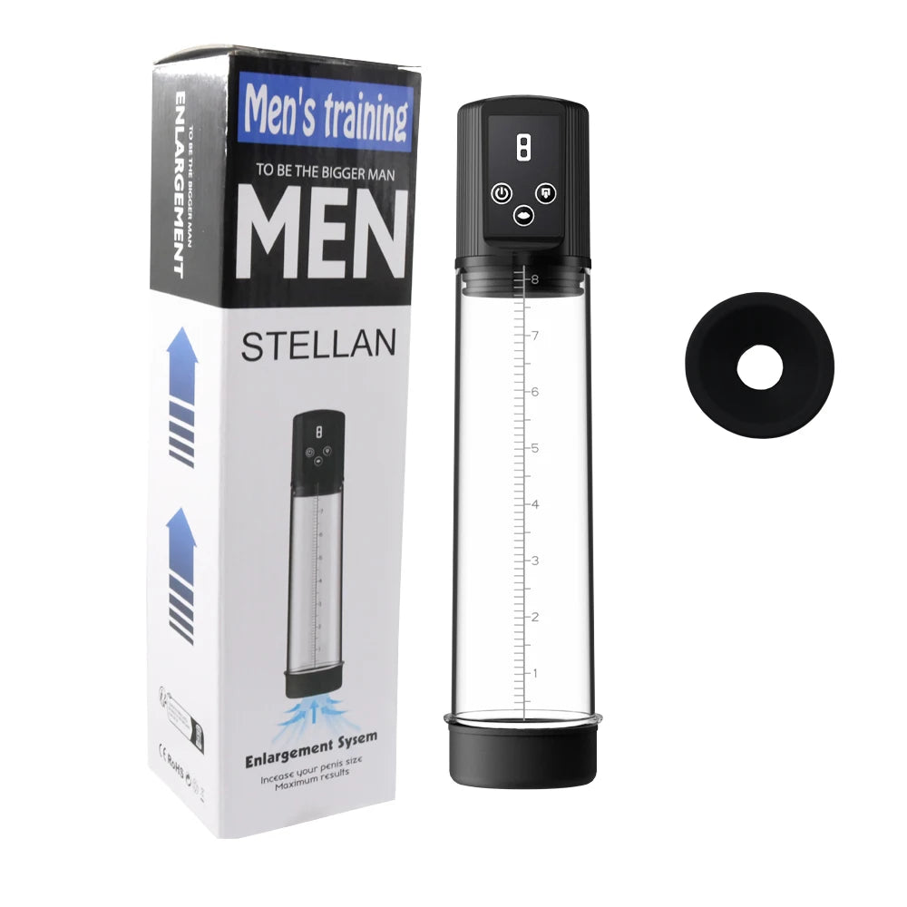 Electric penis pump expanding simulation vacuum pump expanding extension pump male masturbator penis bigger coach adult sex toys