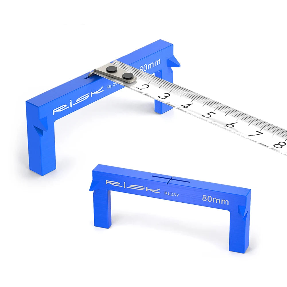 Bike Seat Height Measuring Tool RISK Bicycle Bike Seat Cushion Height Measuring Tool Fitting Measurement Gauge Adjustment Tool