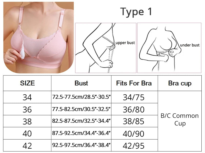 Nursing Bra Without Bones Maternity Bras Pregnancy Clothes Prevent Sagging Breastfeeding Women Breathable Lactancia Feeding Bras