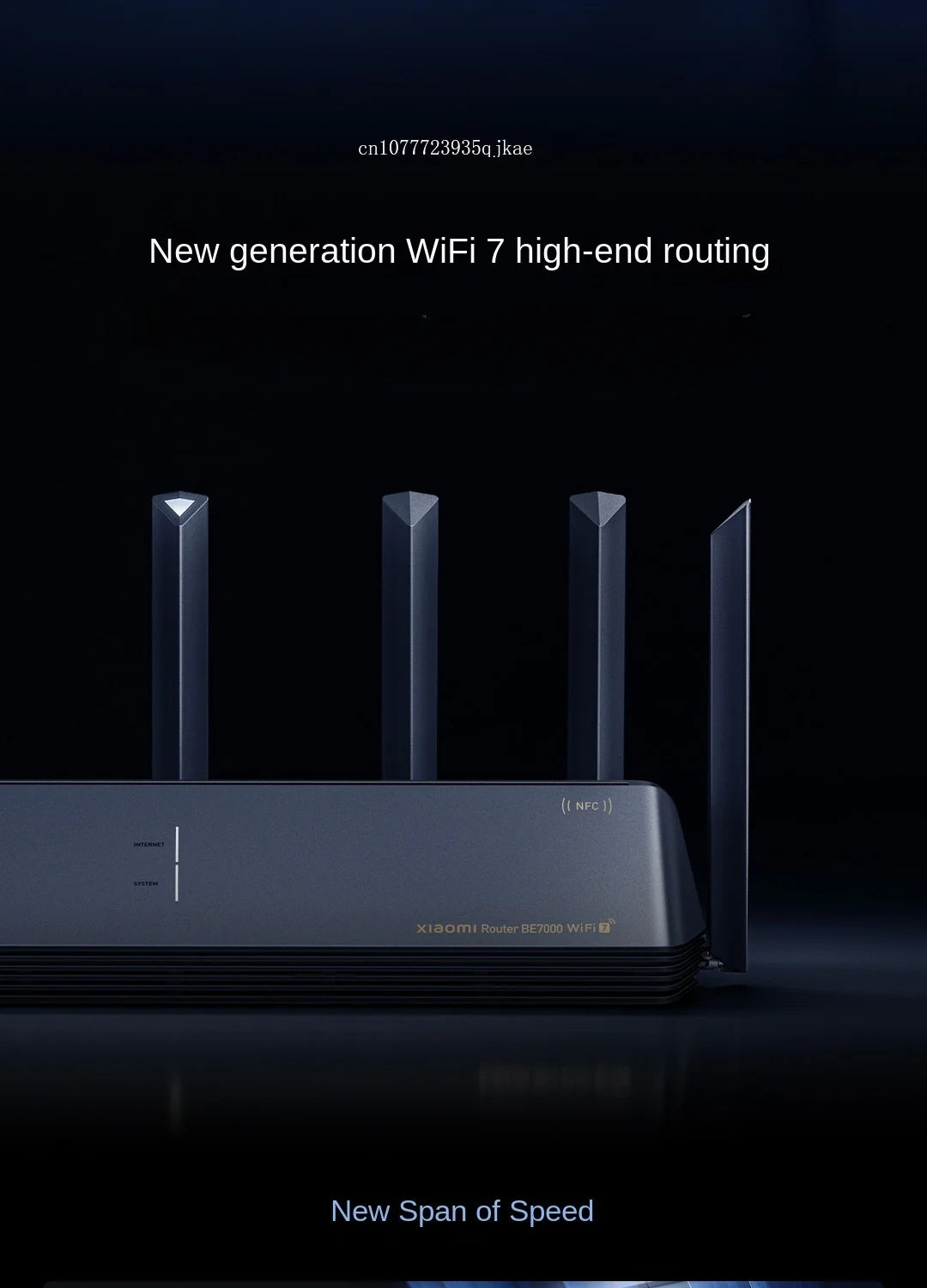 New Xiaomi Router BE7000 WIFI 7 Tri-Band WiFi Repeater VPN 1GB Mesh IPTV 4 x 2.5G USB 3.0 Ethernet Ports Modem Signal Amplifier