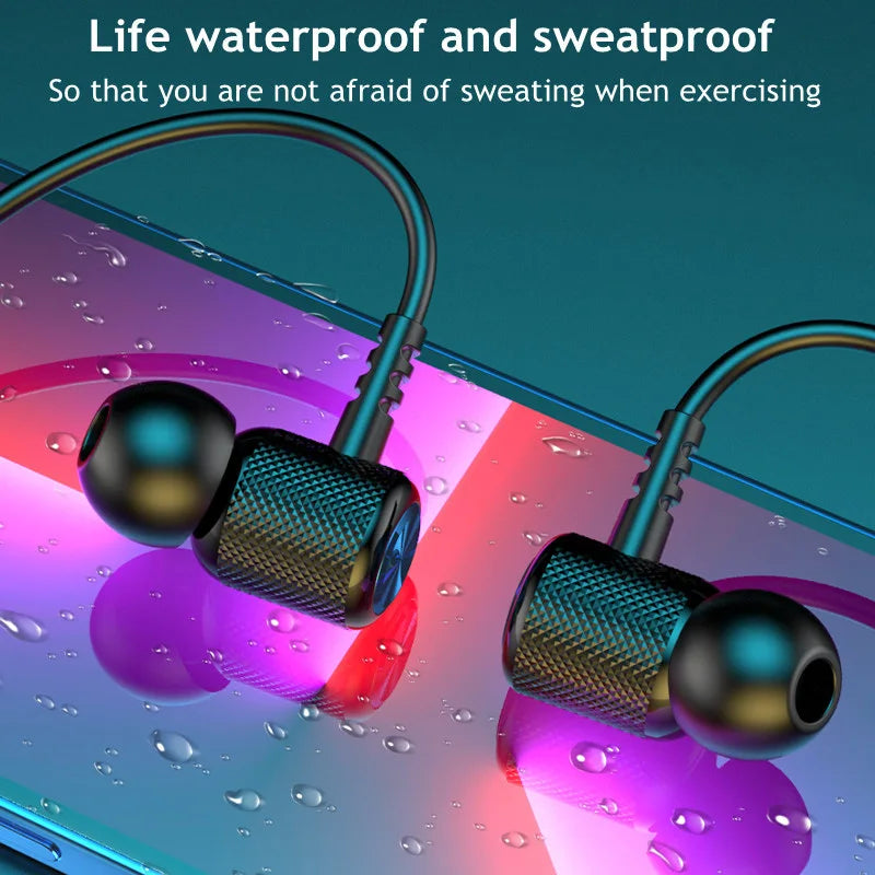 Fone Bluetooth Earphones Wireless Headphones Magnetic Sport Neckband Neck-hanging TWS Wireless Blutooth Headset with Mic Earbuds
