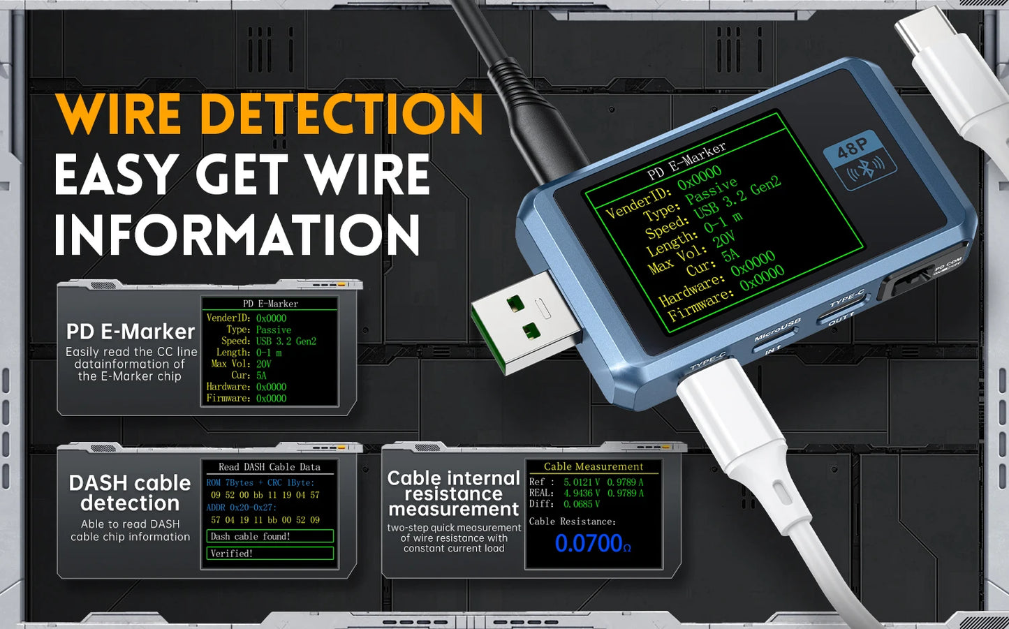 FNIRSI-C1 Type-C PD Trigger USB-C Voltmeter Ammeter Fast Charging Protocol Test Type-C Meter Power Bank tester With PC Software