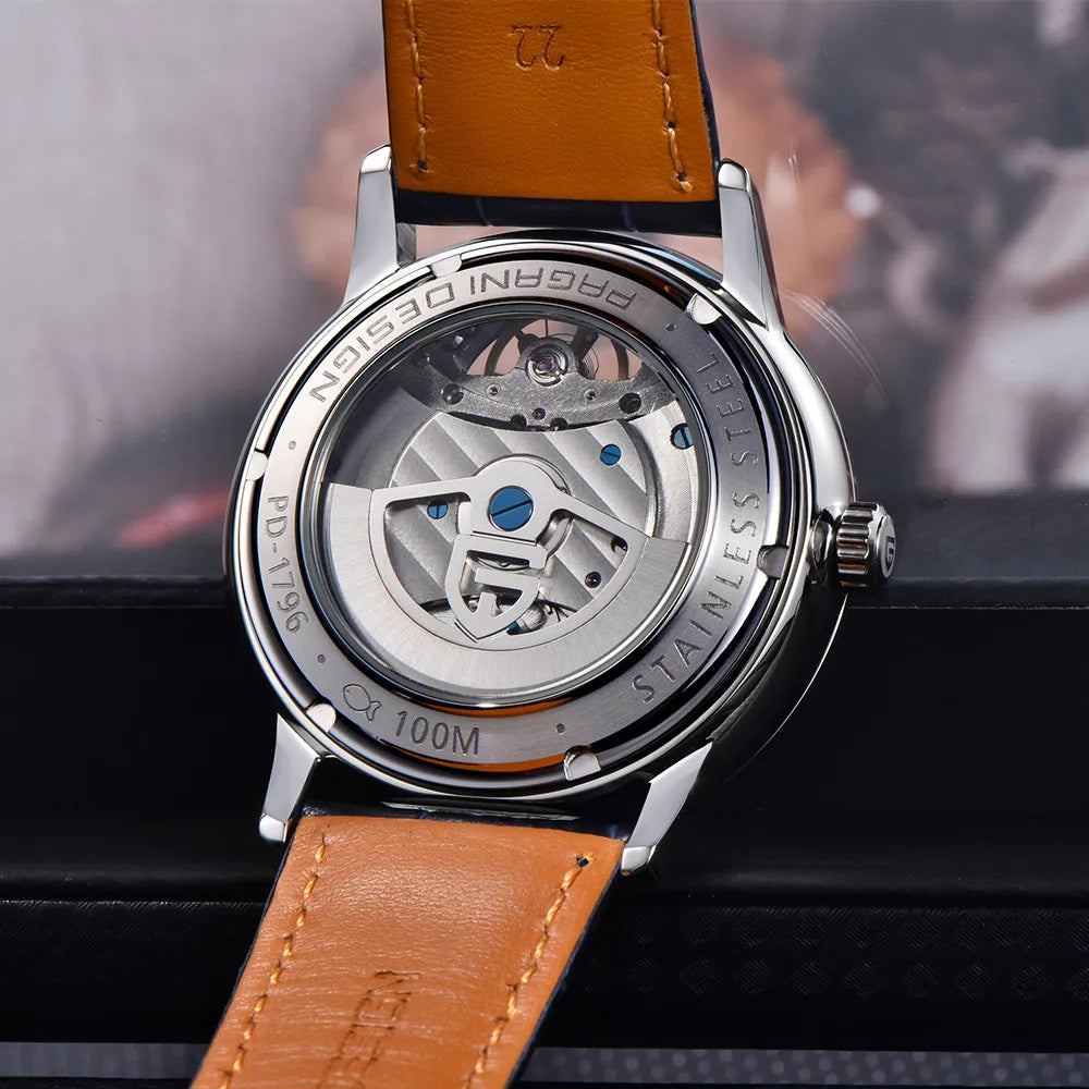 2025 PAGANI DESIGN New Simple Men Mechanical Watches Business Waterproof 100M Stainless Steel Automatic Luminous Watch for Men