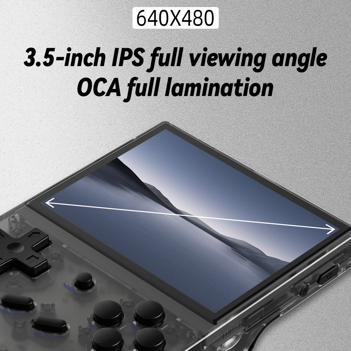 ANBERNIC RG35XX Plus/RG35XX Retro Handheld Game Console 3.5″ IPS Screen Linux Portable Video Game Player Support HD-M-I TV Outpu
