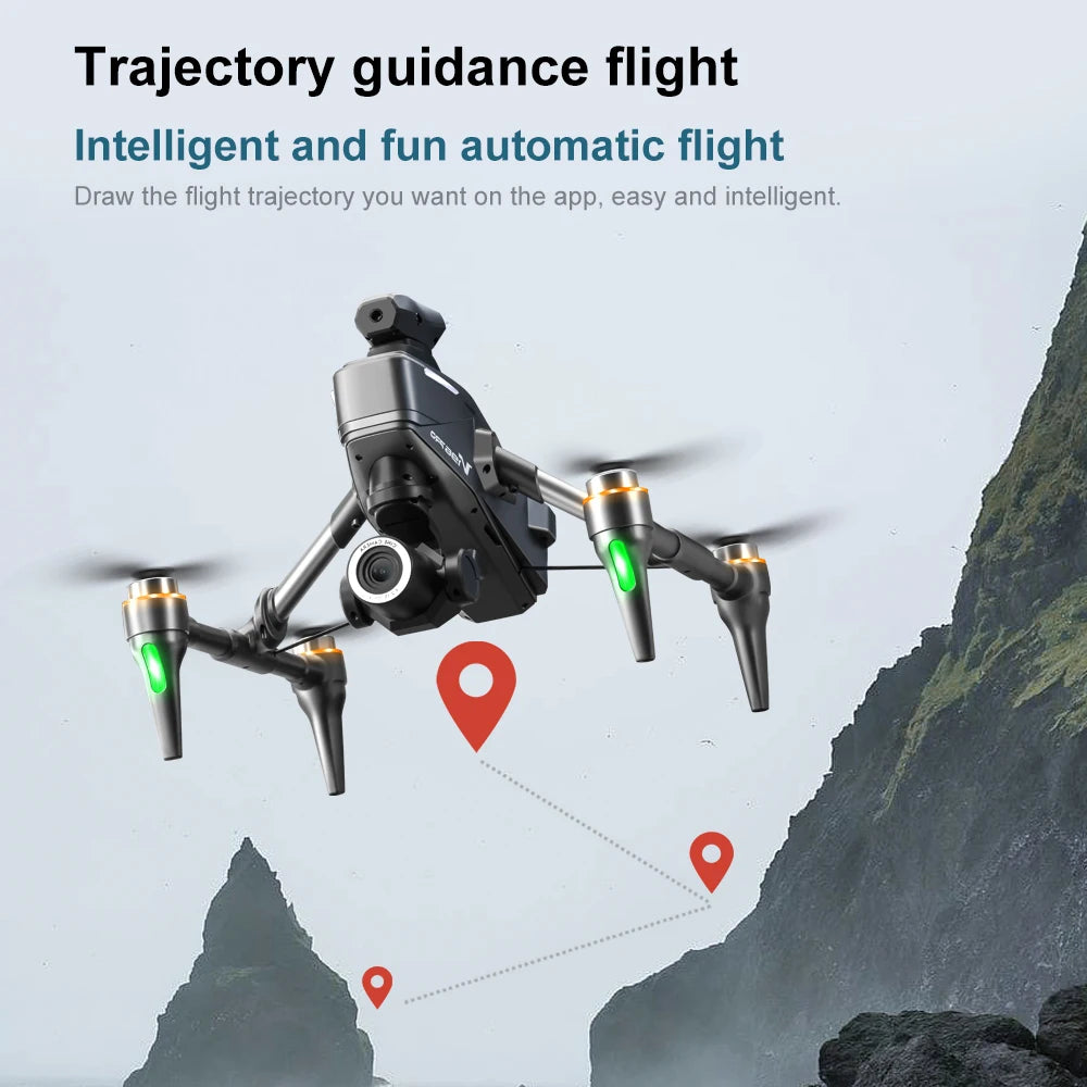 New V196 5G GPS Drone 8K Professional Dual Camera Brushless WIFI FPV Obstacle Avoidance Optical Flow RC Foldable Quadcopter Toys