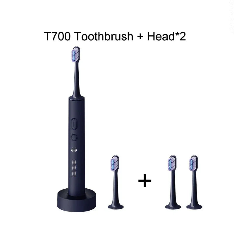 XIAOMI MIJIA T700 Sonic Electric Toothbrush,360° Wireless Charging,3 Modes,Ultrasonic Electric Toothbrushes With 2 Brush Heads