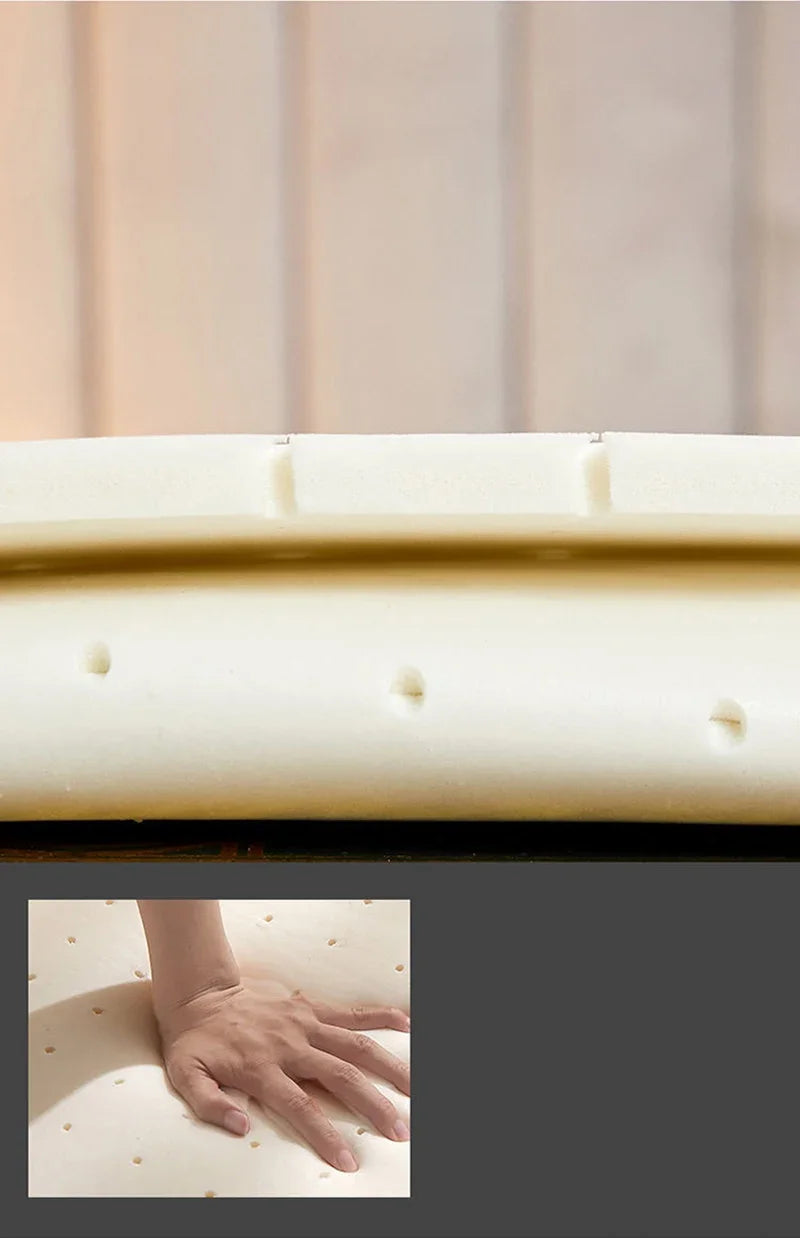 Mattress Topper Knitted Cotton Soft Foam Tatami Mattresses Intercalated Latex Thickened Sponge Cushion Folding Mattresses Mat