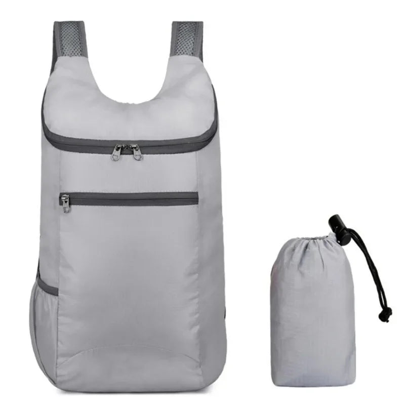 Outdoor Unisex Waterproof Foldable Backpack Large Capacity Portable Camping Hiking Travel Daypack Leisure Men Women Sport Bags
