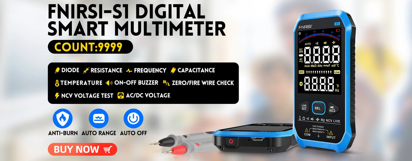 FNIRSI-FNB48P Ammeter Voltmeter USB Tester TYPE-C Fast Charge Detection Trigger Capacity Ripple Measurement with CNC Metal Shell