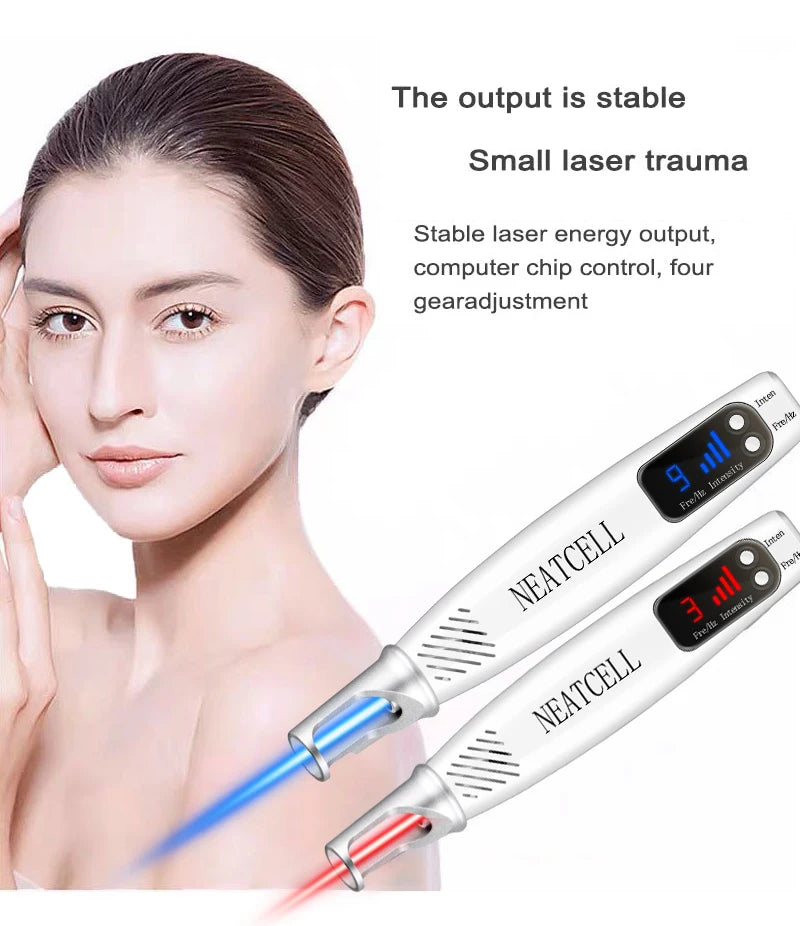 Picosecond Laser Pointer for Mole Removal Dark Spot Removal Pen Tattoo Acne Skin Pigment Portable Removal Machine Beauty Device