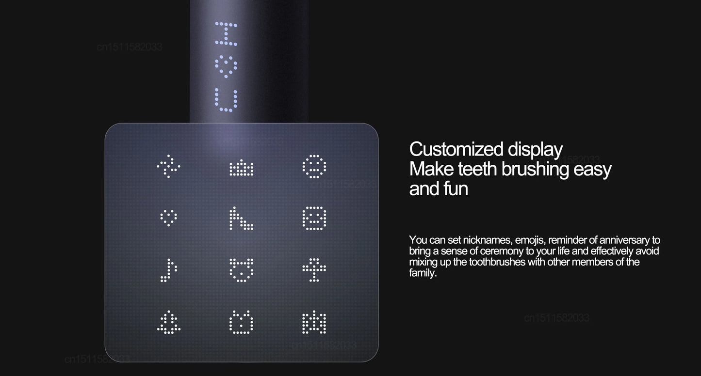 XIAOMI MIJIA T700 Sonic Electric Toothbrush,360° Wireless Charging,3 Modes,Ultrasonic Electric Toothbrushes With 2 Brush Heads