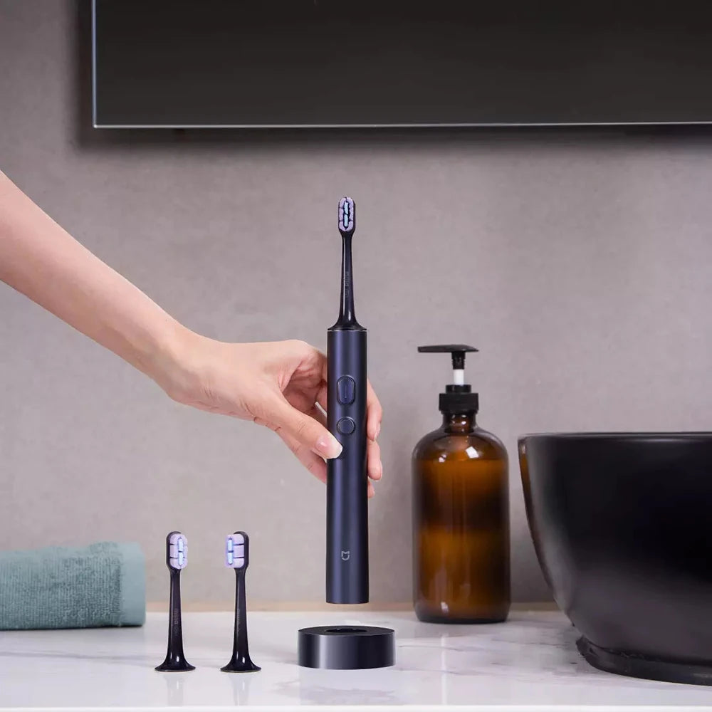 XIAOMI MIJIA T700 Sonic Electric Toothbrush,360° Wireless Charging,3 Modes,Ultrasonic Electric Toothbrushes With 2 Brush Heads