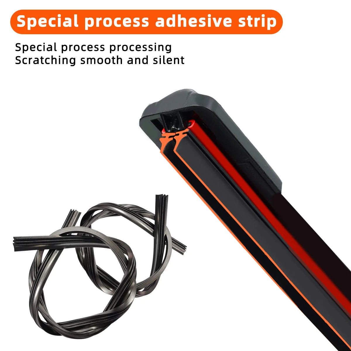 1PC car windshield front wiper blade J-hook universal rubber automotive parts14"16"18"19"20"21"22"24"26"