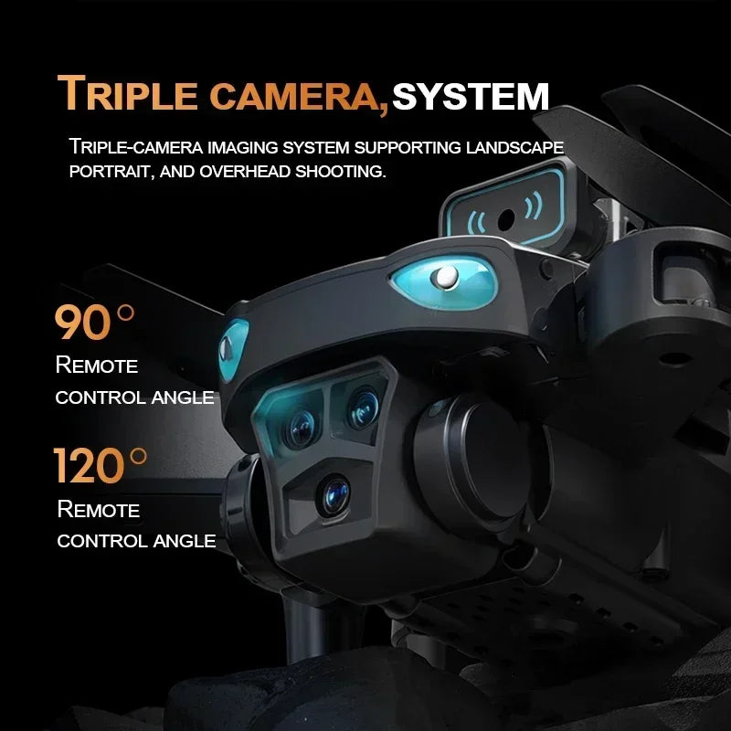 2024 Monster M20 Drone 8K Professional HD Camera No GPS Foldable Quadcopter Obstacle Avoidance Brushless RC Dron Toys Gifts