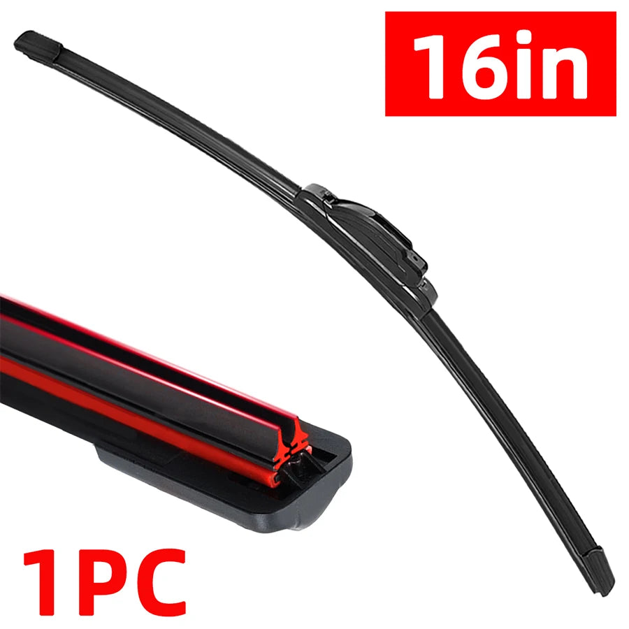 1PC car windshield front wiper blade J-hook universal rubber automotive parts14"16"18"19"20"21"22"24"26"