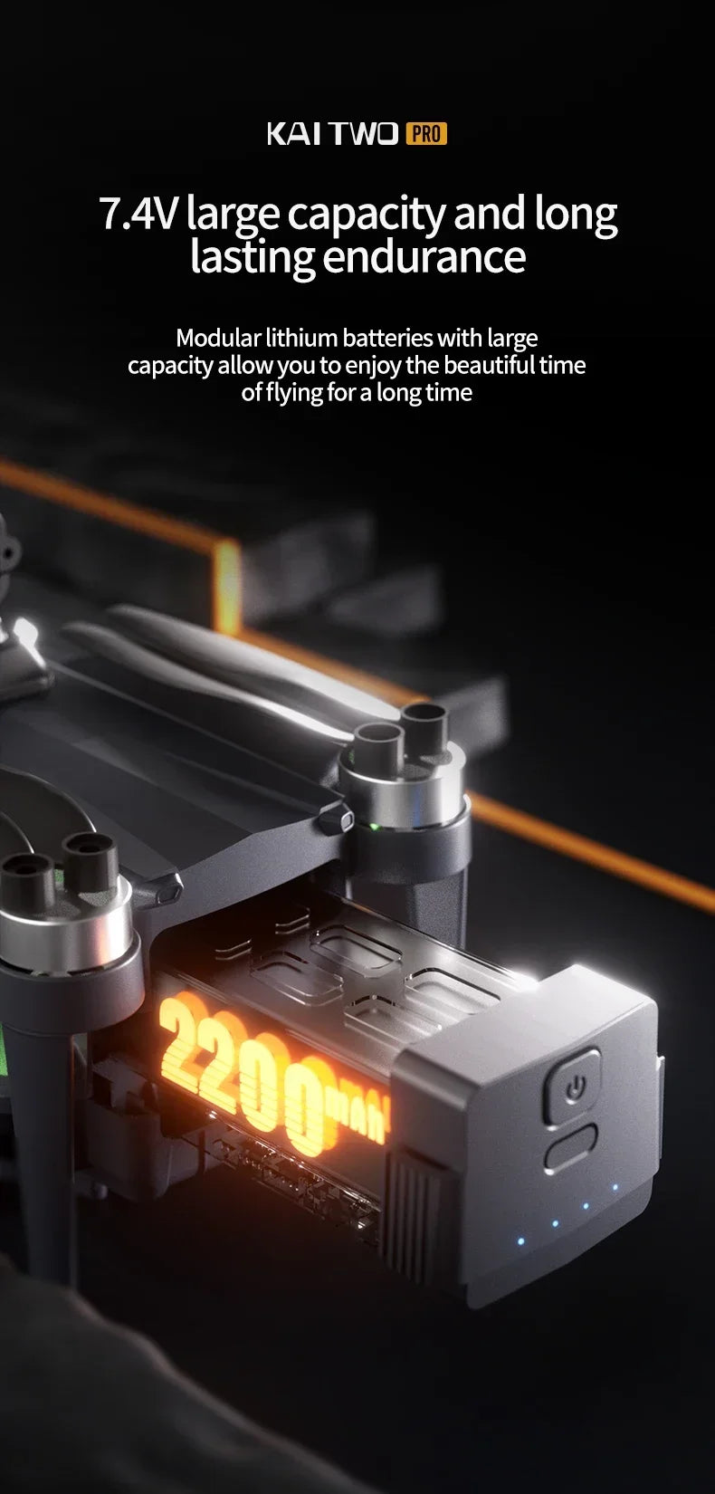 KAI TWO PRO GPS Drone 4K Professional 8K Three Axis Self Stabilization HD Camera 360° Obstacle Avoidance Brushless RC Quadcopter