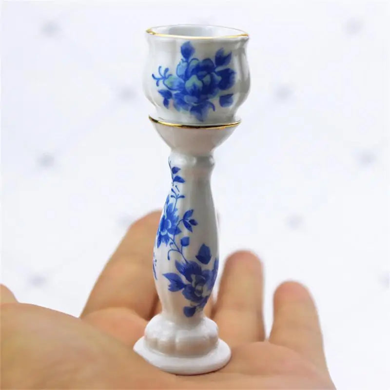 1~10PCS Miniature Toy Column 60mm Mini Cute Decor Toy Gifts Doll House Accessories Vase Model Ceramic Roman Style Crafts