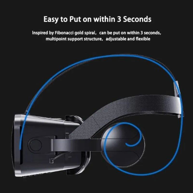VR Glasses Virtual Reality 3D Headset Smart Phone Helmet Goggles Devices Lenses Smartphone Viar Headphone Mobile Controller Cell