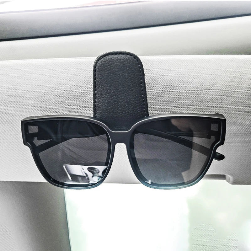 1pc Sunglasses Holder For Car Sunshades Glasses Case Car Interior Strong Magnet Sunglasses Holder Glasses Clip Home Accessories