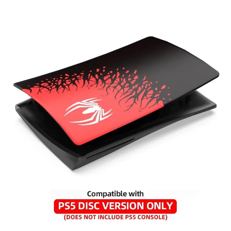 Data Frog Spider Faceplate for PS5 Disc Replacement Shell Accessories for Playstation 5 Protective Cover Hard Plate Housing -