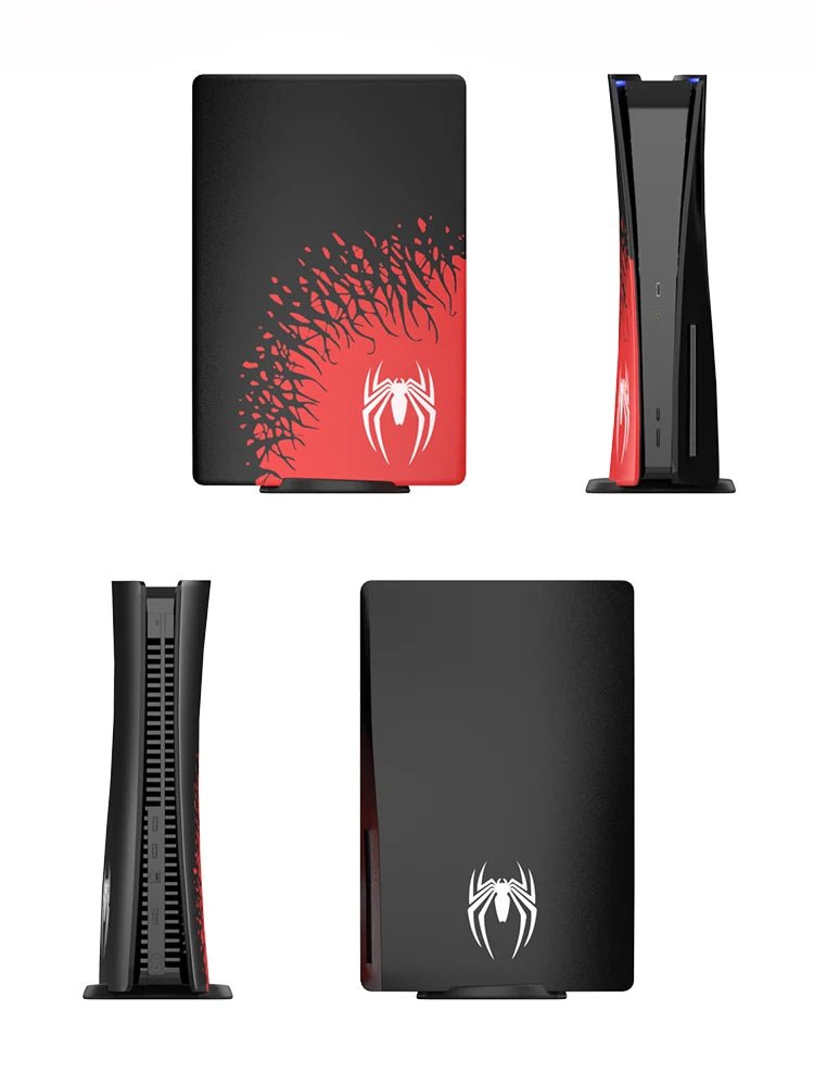 Data Frog Spider Faceplate for PS5 Disc Replacement Shell Accessories for Playstation 5 Protective Cover Hard Plate Housing -