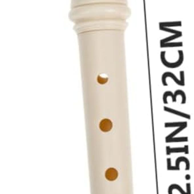 Pro Woodnote Ivory Color 8 Holes Soprano Recorder Flute, Soprano Descant Recorder, Musical Instrument